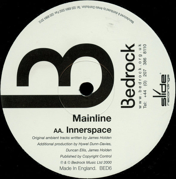 Mainline – Narcotic / Innerspace (12", Bedrock Records, 2000) Image 3