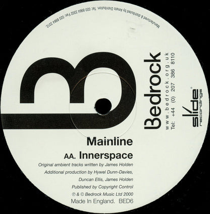 Mainline – Narcotic / Innerspace (12", Bedrock Records, 2000) Image 3