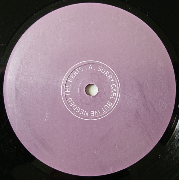 Carl Craig – Sorry Carl But We Needed The Beats (12", Unofficial, Not On Label (Carl Craig), 2008) Front Cover