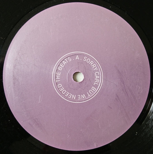 Carl Craig – Sorry Carl But We Needed The Beats (12", Unofficial, Not On Label (Carl Craig), 2008) Front Cover