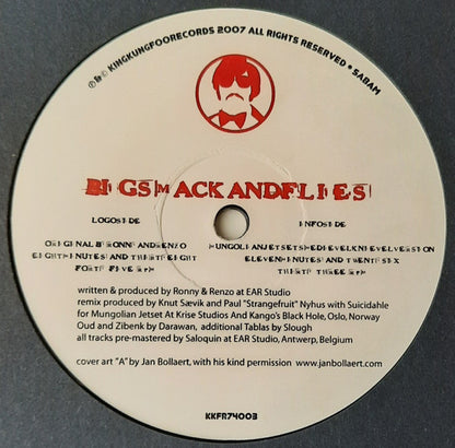 Ronny & Renzo – Big Smack And Flies (12", King Kung Foo Records, 2007) Image 3