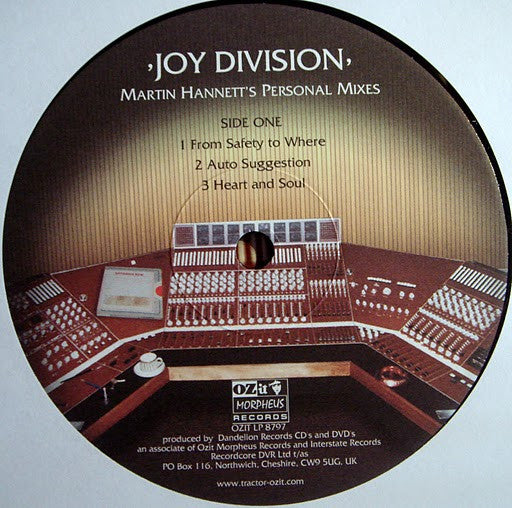 Joy Division – Martin Hannett's Personal Mixes (2xLP, Gatefold, 180g, Ozit-Morpheus Records, 2007) Image 6