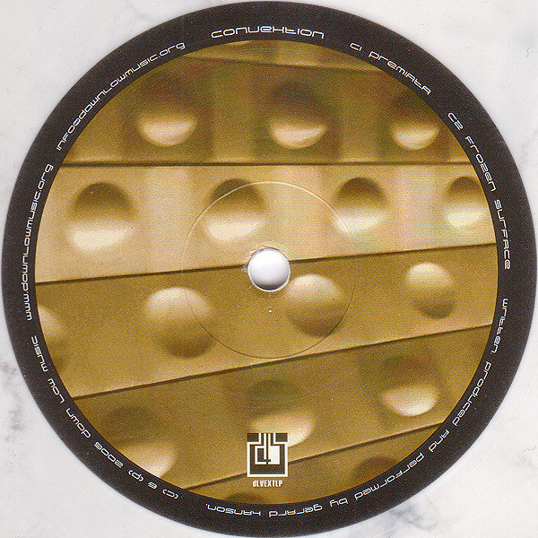 Convextion – Convextion (2xLP, White with Grey/Blue Marbling, Down Low Music, 2006) Image 3