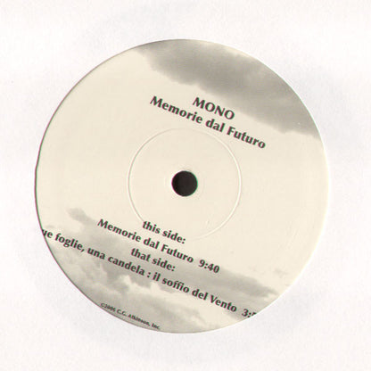Mono – Memorie Dal Futuro (10", White, Vinyl Films, 2006) Image 3