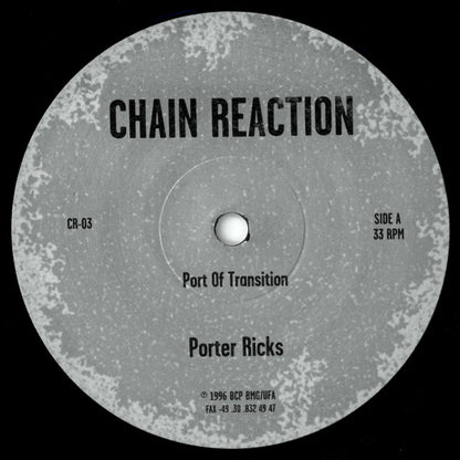 Porter Ricks – Port Of Transition / Port Of Call (12", Chain Reaction, 1996) Front Cover