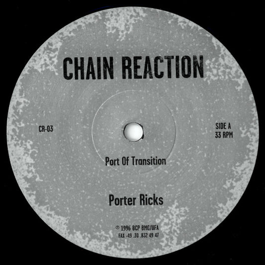 Porter Ricks – Port Of Transition / Port Of Call (12", Chain Reaction, 1996) Front Cover