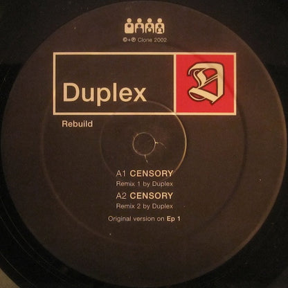 Duplex – Rebuild (12", Clone, 2002) Front Cover