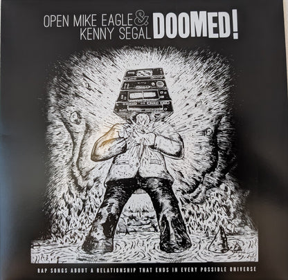 Open Mike Eagle & Kenny Segal – DOOMED! (LP, Backwoodz Studioz, 2026) Front Cover