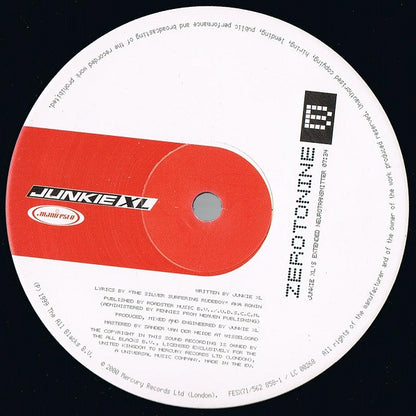 Junkie XL – Zerotonine (12", Manifesto, 2000) Image 4