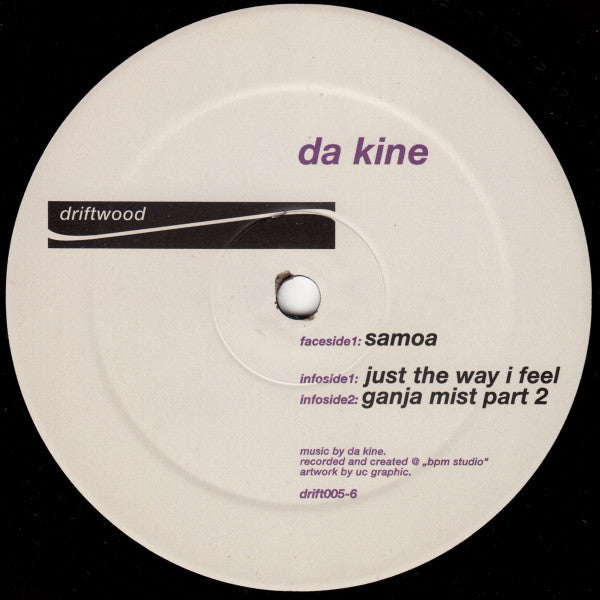 Da Kine – Samoa (12", Driftwood, 2001) Front Cover