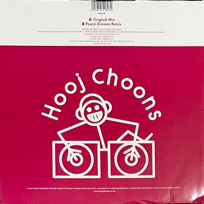 Trancesetters – Roaches (Disc One) (12", Hooj Choons, 2000) Back Cover