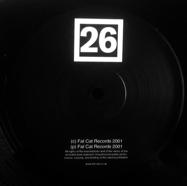 Alejandra & Aeron / QT? – Split Series #13 (12", FatCat Records, 2001) Image 6