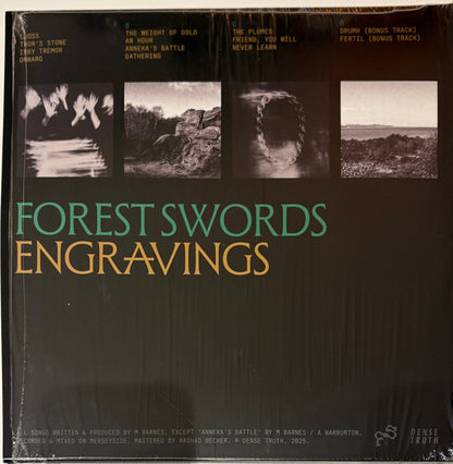 Forest Swords – Engravings (2x12", Night Smoke, Dense Truth, 2025) Back Cover