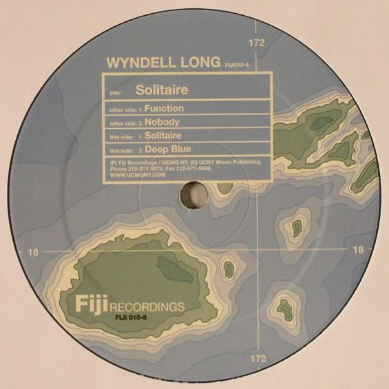 Wyndell Long – Solitaire (12", Fiji Recordings, 2000) Front Cover