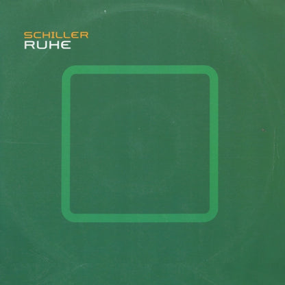 Schiller – Ruhe (12", Green Front Artwork, What's Up ?!, 1999) Front Cover