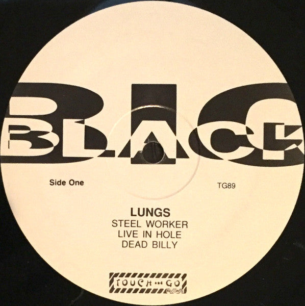 Big Black – Lungs (12", Rainbo Pressing, Touch And Go, 1992) Image 3