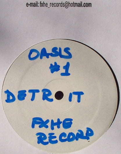 Oasis – #1 (12", FXHE Records, 2004) Back Cover