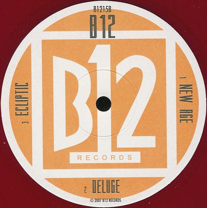 B12 – Practopia (12", Red, Translucent, B12, 2007) Back Cover