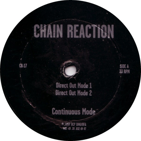 Continuous Mode – Direct Out / Direct Drive (12", Chain Reaction, 1997) Image 3