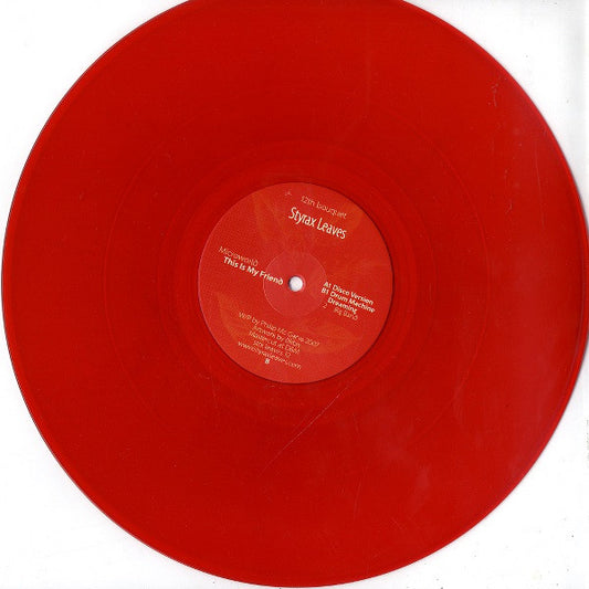Microworld – This Is My Friend (12", Red, Styrax Leaves, 2007) Front Cover