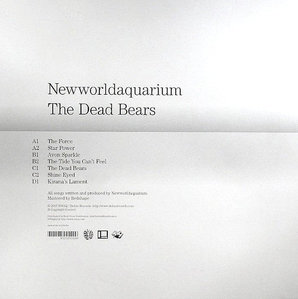 Newworldaquarium – The Dead Bears (2x12", NWAQ, 2007) Back Cover