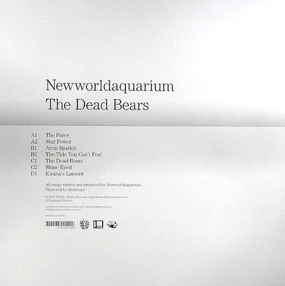 Newworldaquarium – The Dead Bears (2x12", NWAQ, 2007) Back Cover