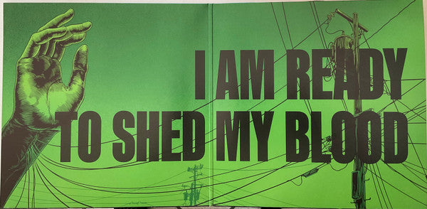 Sierra Veins – In The Name Of Blood (LP, Clear Green, No Shark Prod, 2025) Image 3