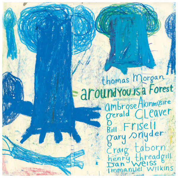 Thomas Morgan – Around You Is A Forest (2xLP, Loveland Records, 2025) Front Cover