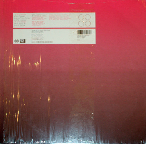Bebel Gilberto – Tanto Tempo (Kruder Remixes) (12", Ziriguiboom, 2001) Back Cover