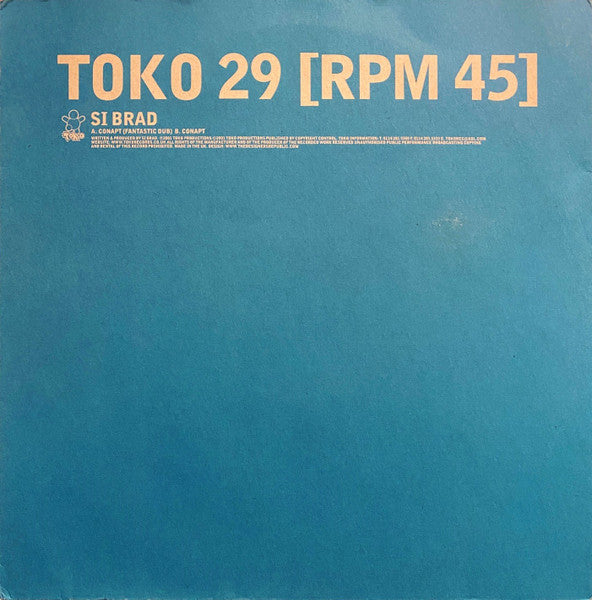 Si Brad – Conapt (12", Toko Records, 2001) Front Cover