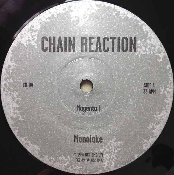 Monolake – Magenta (12", Chain Reaction, 1996) Front Cover
