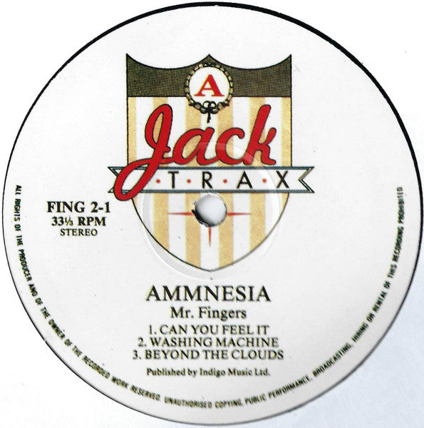 Mr Fingers – Ammnesia (2xLP, Jack Trax, 2026) Back Cover