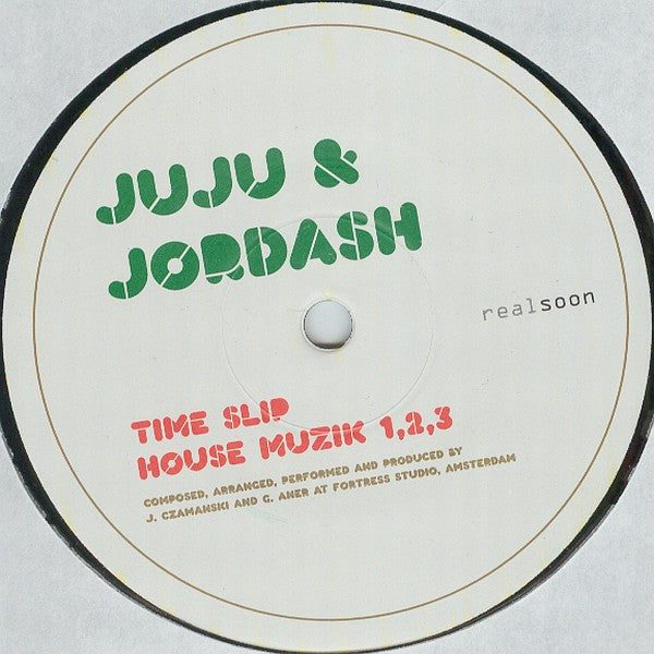 Juju & Jordash – Time Slip (12", Real Soon, 2007) Front Cover