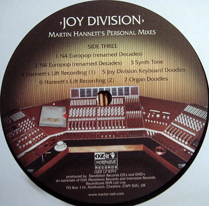 Joy Division – Martin Hannett's Personal Mixes (2xLP, Gatefold, 180g, Ozit-Morpheus Records, 2007) Image 8