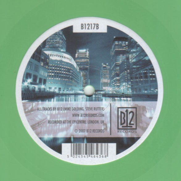 B12 – 32 Lineup (12", Green, B12, 2008) Back Cover