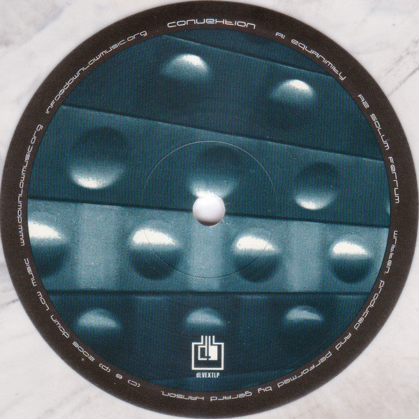 Convextion – Convextion (2xLP, White with Grey/Blue Marbling, Down Low Music, 2006) Image 5