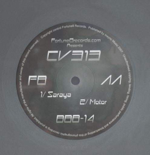 cv313 – Deepspace / Saraya / Motor (12", Silver, Fortune8, 2007) Back Cover