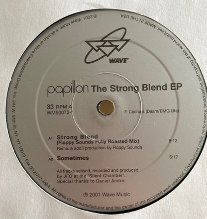 Papillon – The Strong Blend EP (12", Wave Music, 2001) Image 3