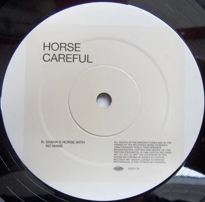 Horse – Careful (The 12" Mixes) (12", Stress Records, 1997) Image 4