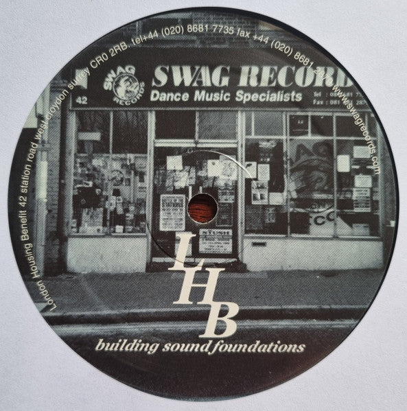 Eddie Richards & Gideon Jackson – Biscuit Barrel Blues / Pull Tab 2 Open (12", London Housing Benefit, 2001) Image 3