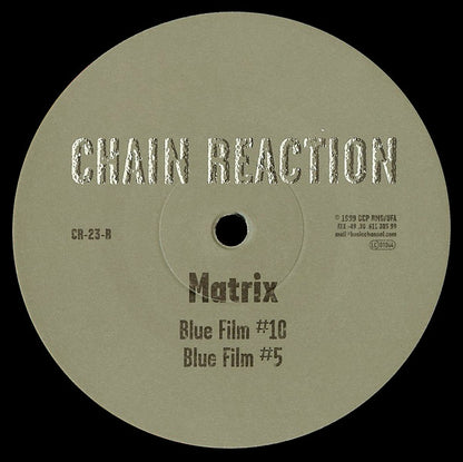 Matrix – Isolated Dot (12", Chain Reaction, 1999) Back Cover