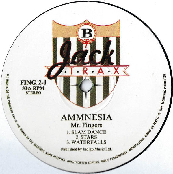 Mr Fingers – Ammnesia (2xLP, Jack Trax, 2026) Image 3