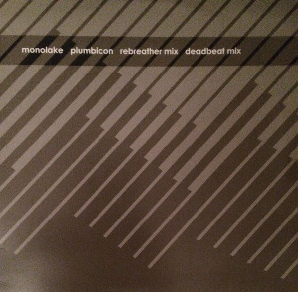 Monolake – Plumbicon Versions II (12", White Opaque, Monolake / Imbalance Computer Music, 2006) Front Cover