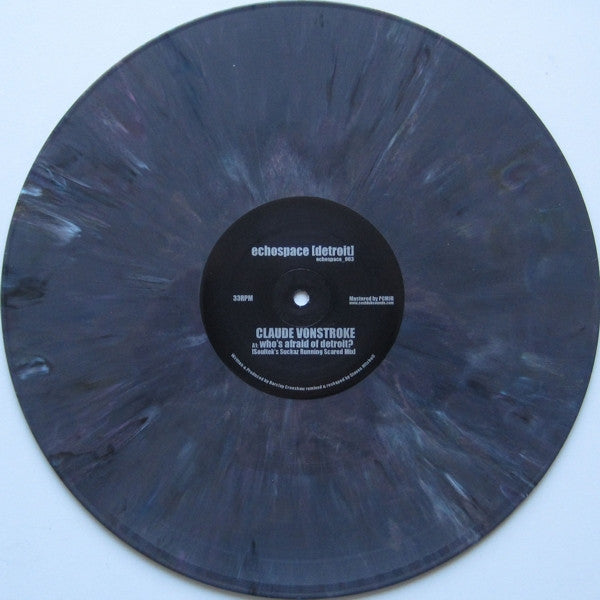 Claude VonStroke – Who's Afraid Of Detroit? [Deepchord & Soultek Mixes] (12", Mixed Color, echospace [detroit], 2007) Image 3