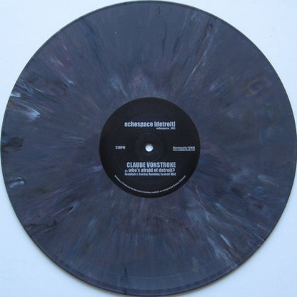 Claude VonStroke – Who's Afraid Of Detroit? [Deepchord & Soultek Mixes] (12", Mixed Color, echospace [detroit], 2007) Image 3