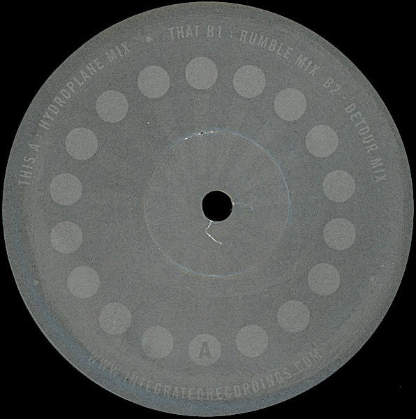 Mike Parker – Highway Oil (12", Integrated Recordings, 2002) Back Cover