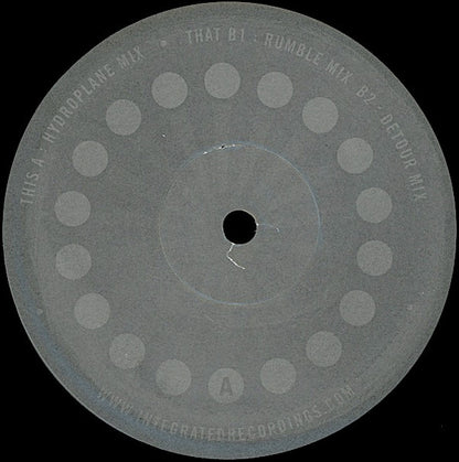 Mike Parker – Highway Oil (12", Integrated Recordings, 2002) Back Cover