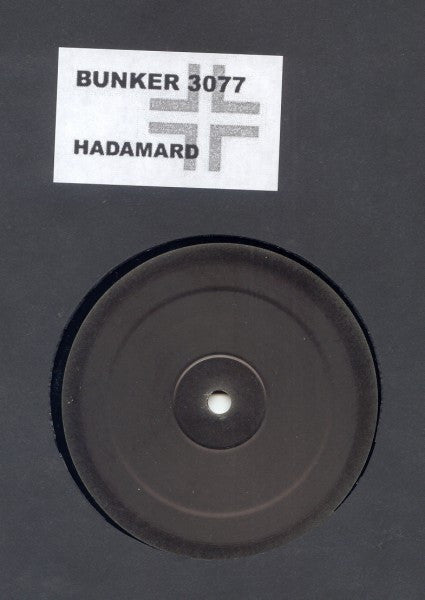 Hadamard – The Moral Core (12", Bunker Records, 2007) Back Cover
