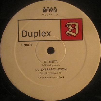 Duplex – Rebuild (12", Clone, 2002) Back Cover