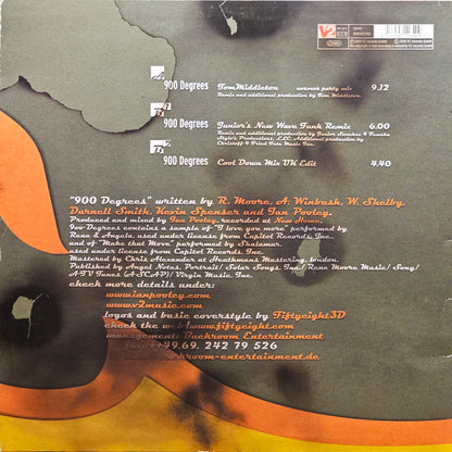 Ian Pooley – 900 Degrees Vol. 2 (12", V2, 2001) Back Cover